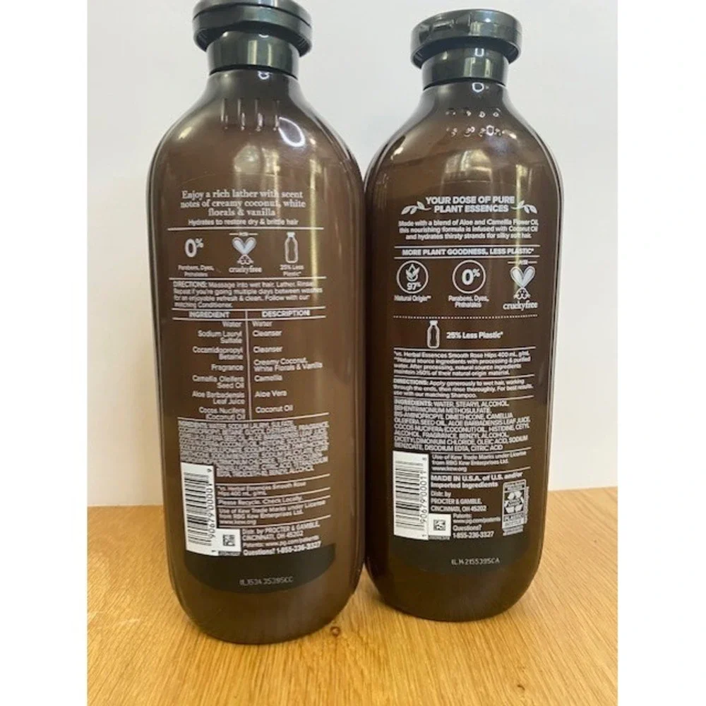 Herbal Essences Shampoo Conditioner Set 13.5oz Coconut Oil New Moisture Hydrate